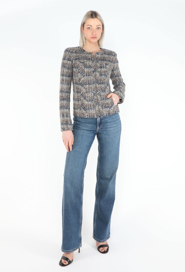 Chanel Fall 2004 Iridescent Tweed Jacket - 5