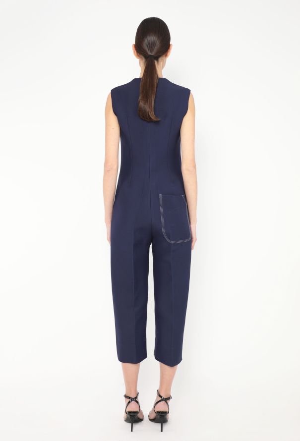 Céline S/S 2015 Contrast Stitch Jumpsuit - 6 Céline S/S 2015 Contrast Stitch Jumpsuit - 6