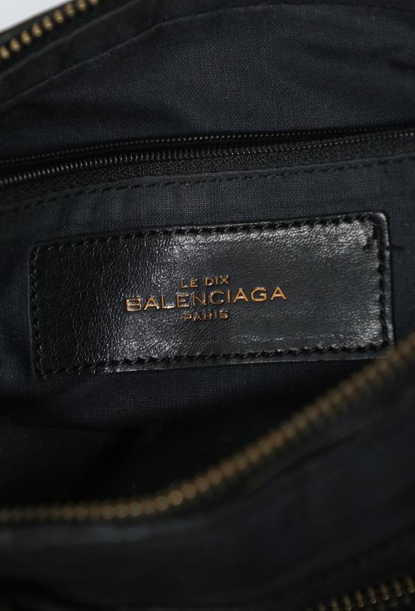 Balenciaga Original 2001 Le Dix City Motorcycle Bag - 13