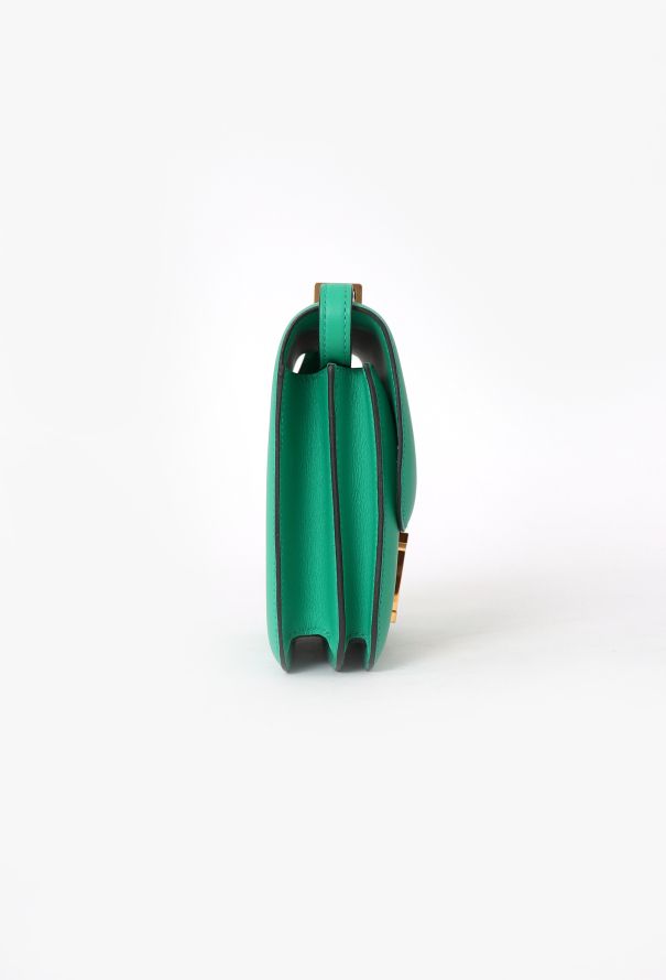 Hermès Menthe Swift Mini Constance III - 5