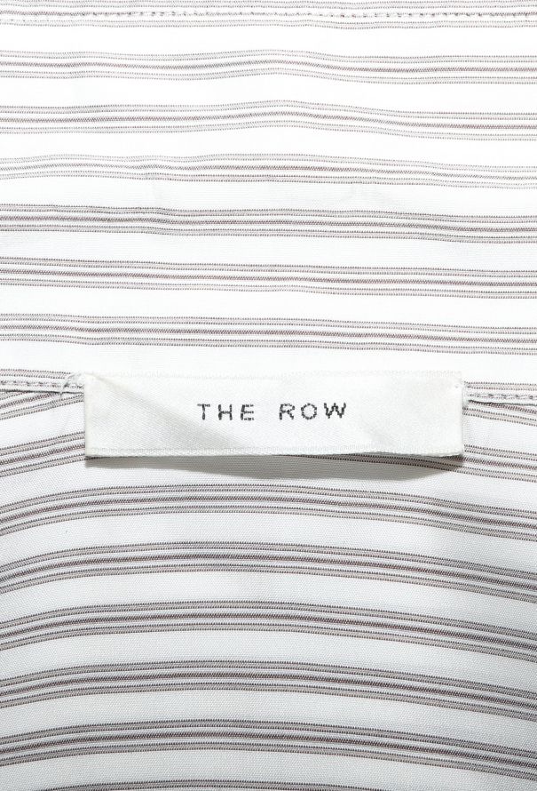 The Row Jorge Pinstripe Silk Shirt, 2026 - 6
