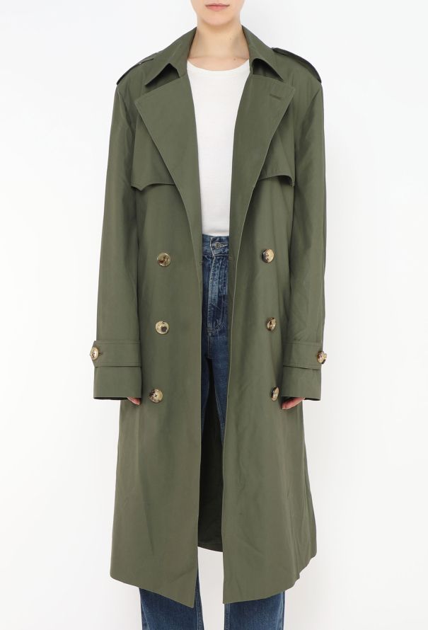Céline S/S 2019 Gabardine Belted Trench - 4