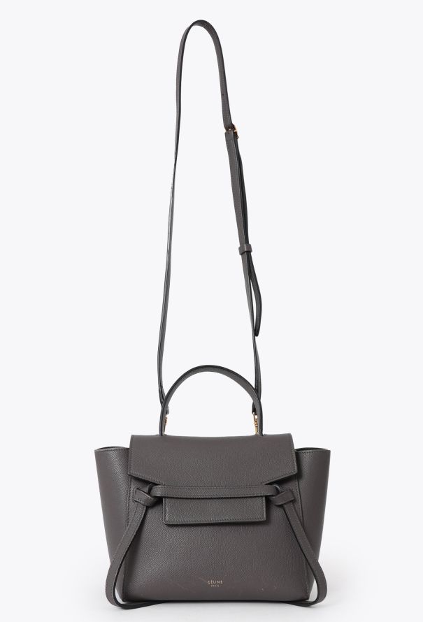 Céline Grey Nano Belt Bag - 2