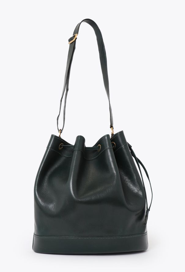 Hermès '70s 'Vert H' Box Market Bag - 1