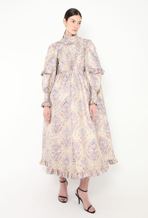 Paco Rabanne F/W 2020 Brocade Smock Dress - 1