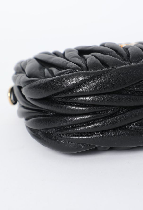 Miu Miu Mini Wander Quilted Hobo Bag - 10