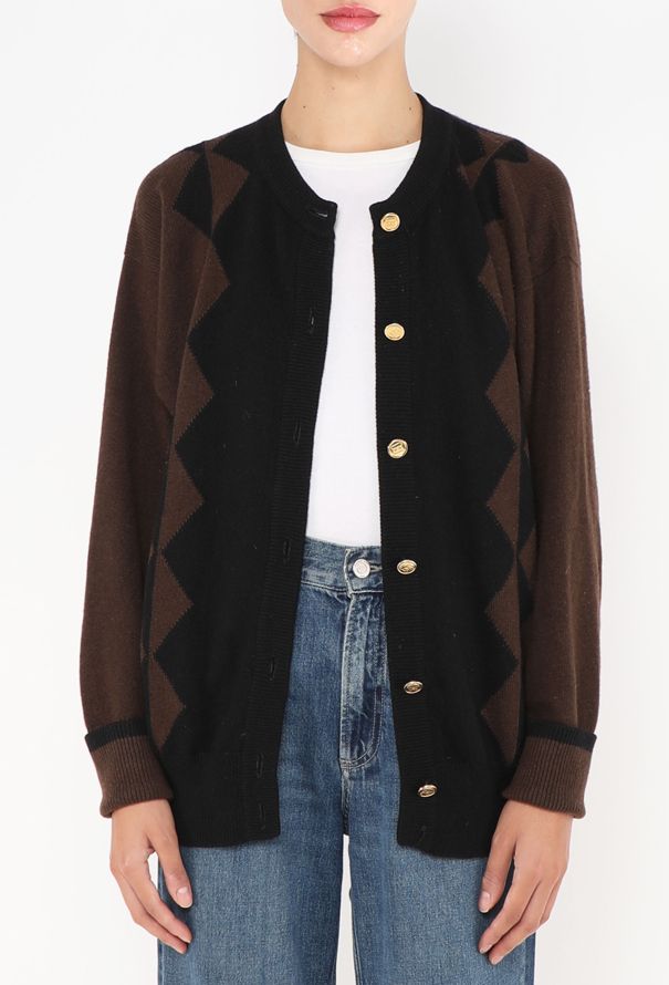 Chanel '90s Scottish Cashmere Cardigan - 2