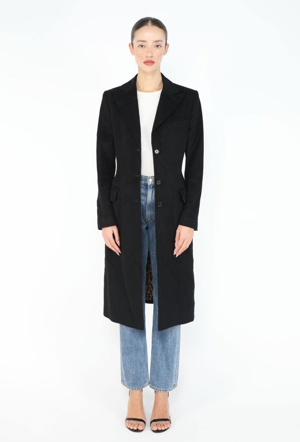 Dolce & Gabbana '90s Cinched Hourglass Coat - 4