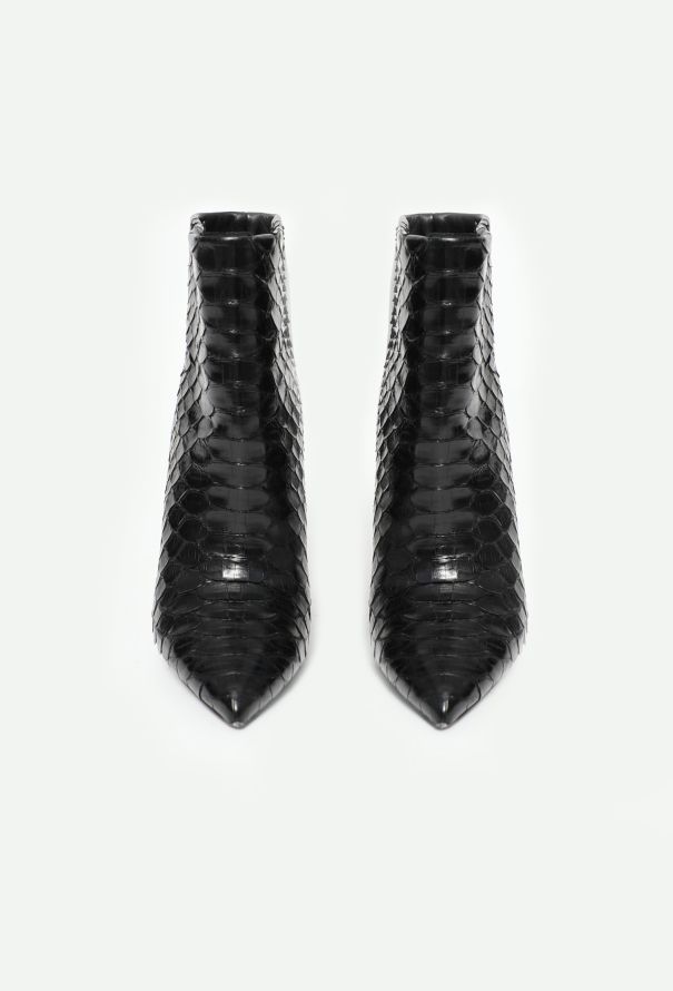 Saint Laurent 2019 Python Ankle Boots - 3 Saint Laurent 2019 Python Ankle Boots - 3
