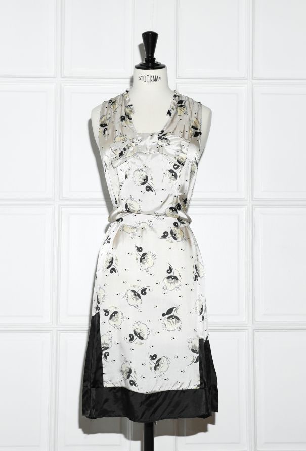 Marni 2012 Printed Satin Dress - 1