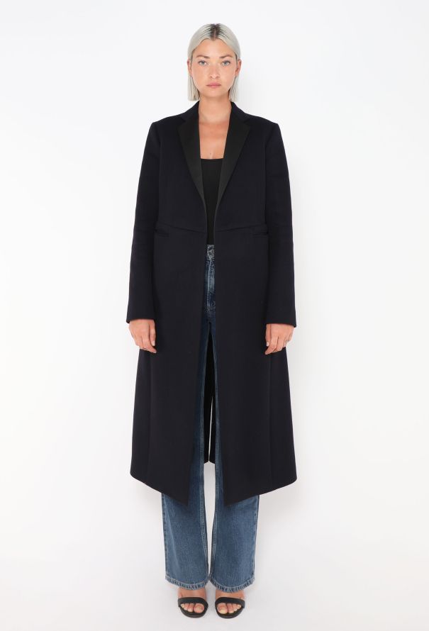 Tailored Cashmere Smoking Coat