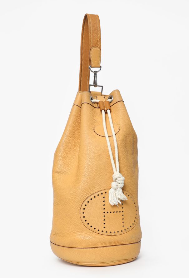 Hermès Vintage Sable Clémence Lunch Bag - 2