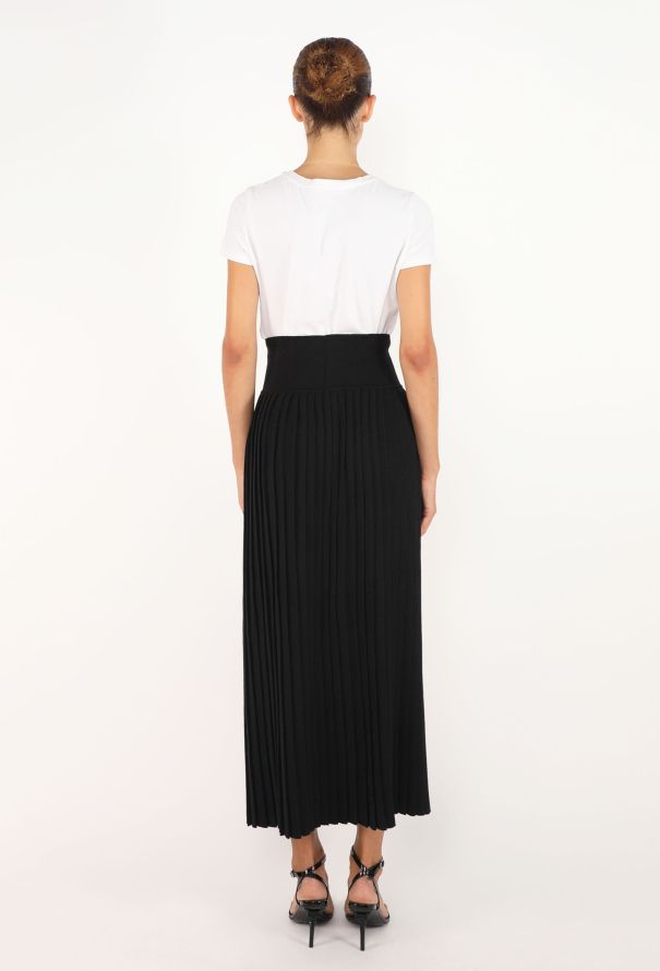 The Row Coraline Pleated Merino Skirt - 3