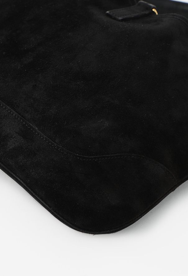 Hermès Vintage Black Veau Doblis Trim Bag - 7