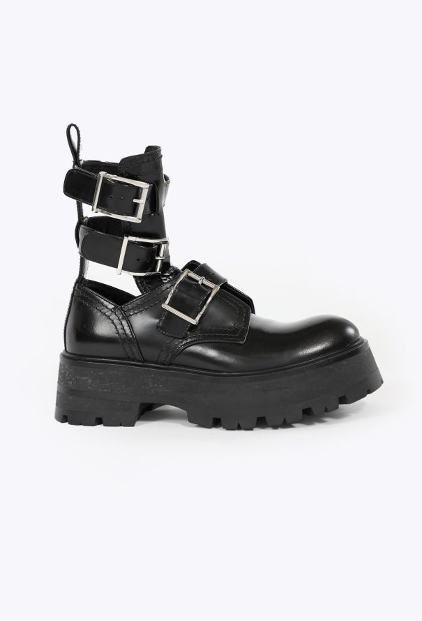 Alexander McQueen 2023 Rave Buckle Boots - 1