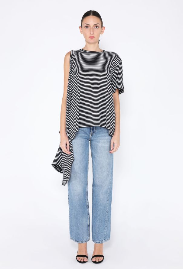 Junya Watanabe 2024 Striped Off The Shoulder Top - 1