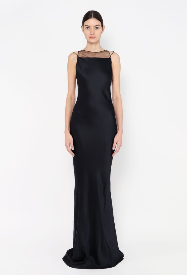 Maison Margiela 2024 Charmeuse Open-Back Gown - 1