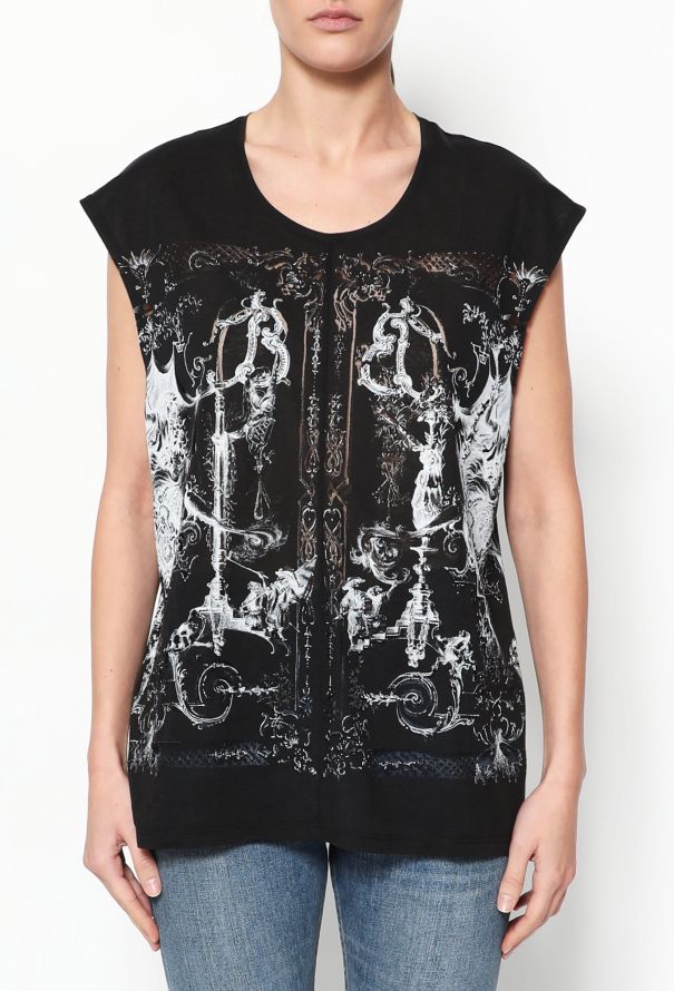 Balenciaga Baroque Graphic Top - 1