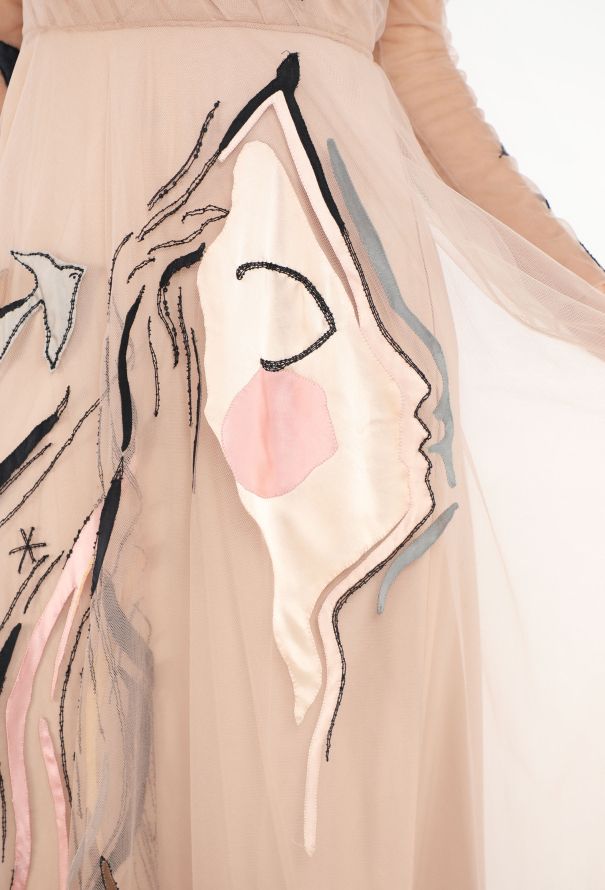 Dior Semi-Couture 2019 Embroidered Tulle Gown - 4