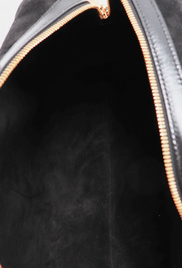 Céline Black Suede Boston Bag - 13 Céline Black Suede Boston Bag - 13