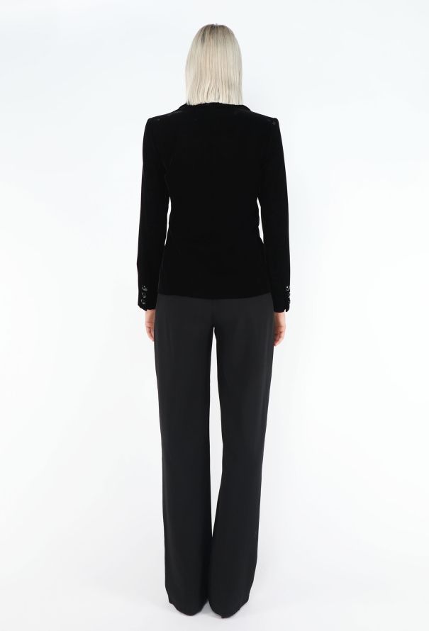 Saint Laurent Haute Couture Early '70s Velvet Blazer - 7