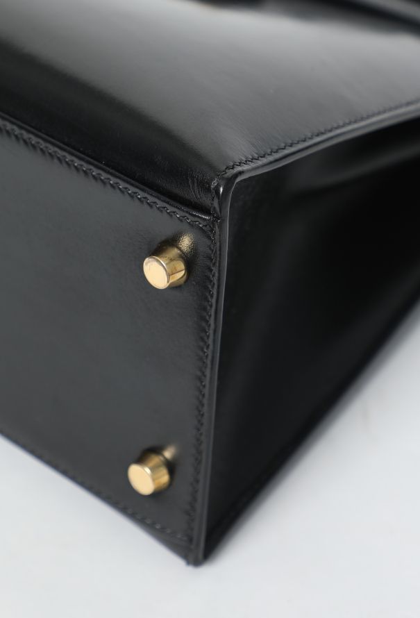 Hermès Vintage Black Box Kelly Sellier 32 - 12