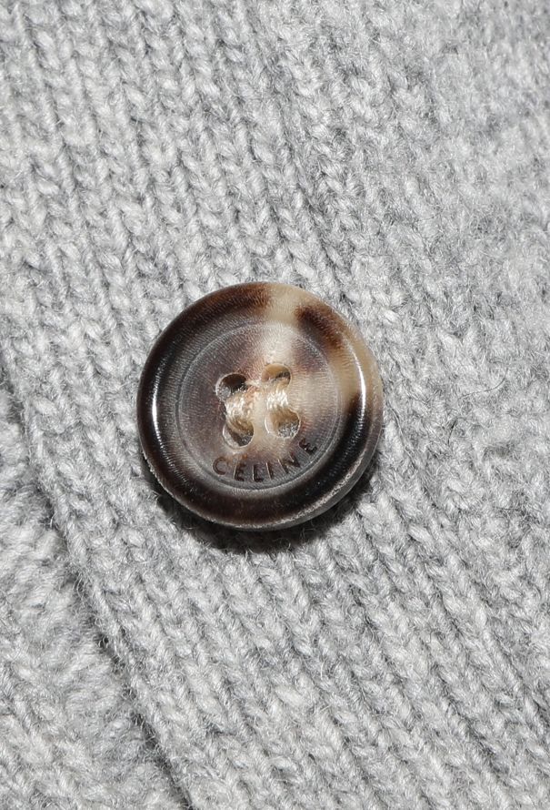 Céline Cashmere Stacked Pocket Cardigan - 7