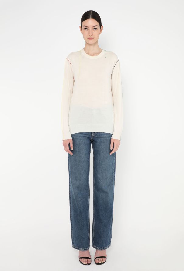 Céline Deconstructed Seam Triomphe Sweater - 2