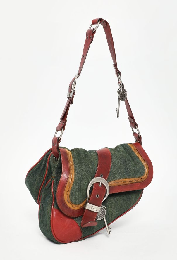 S/S 2006 Denim Gaucho Double Saddle Bag