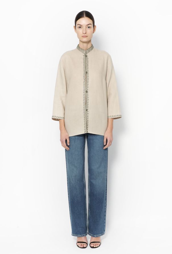 argue COTTON LINEN FRENCH VINTAGE TUNIC