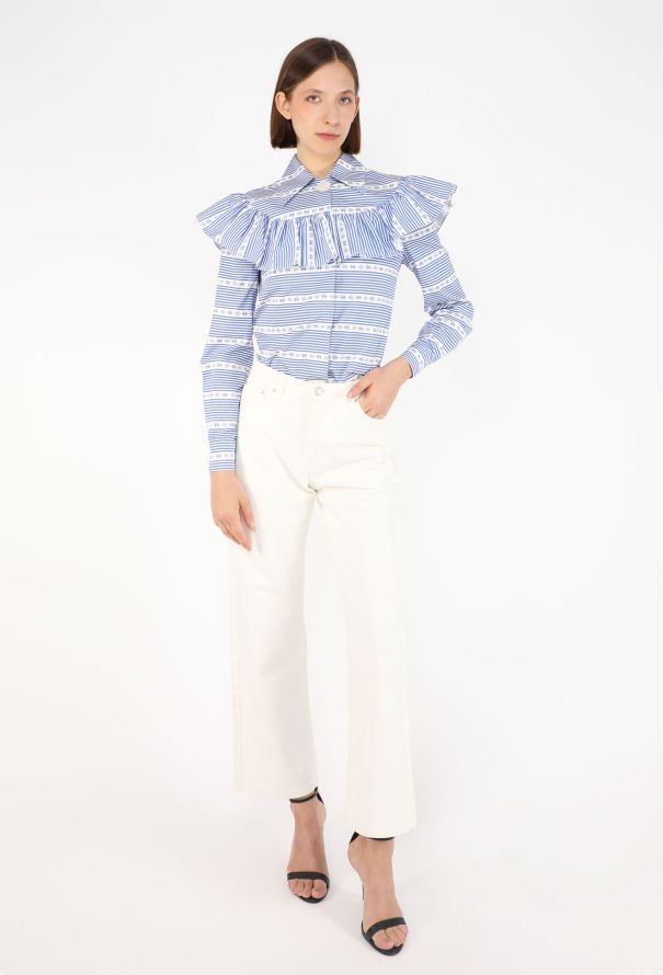 Miu Miu Cotton Smock Blouse, F/W 2015 - 4