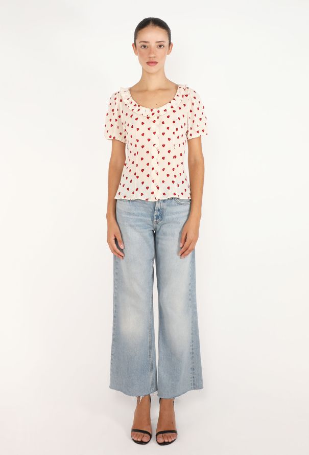 Prada Re-edition 2000 Heart Print Blouse - 3