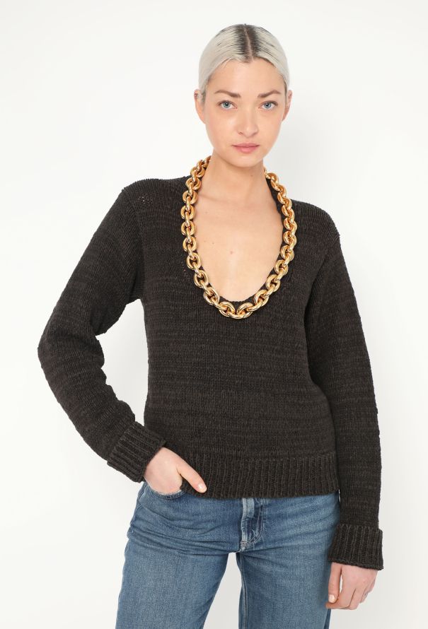 Bottega Veneta F/W 2019 Chainlink Knit Sweater - 3 Bottega Veneta F/W 2019 Chainlink Knit Sweater - 3