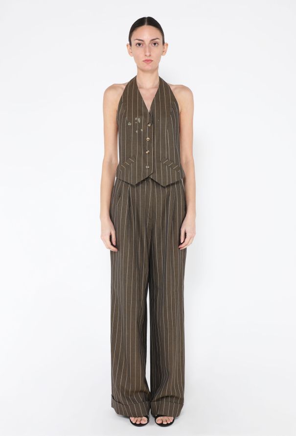 Dior ICONIC F/W 2001 Pinstripe Tailored Suit - 4