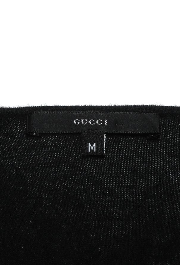Gucci Feather Trim Cashmere Top, 2003 - 4