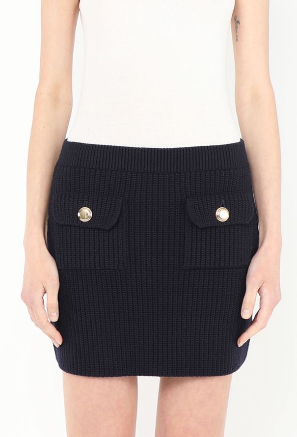 Miu Miu 2024 Ribbed Mini Skirt - 2