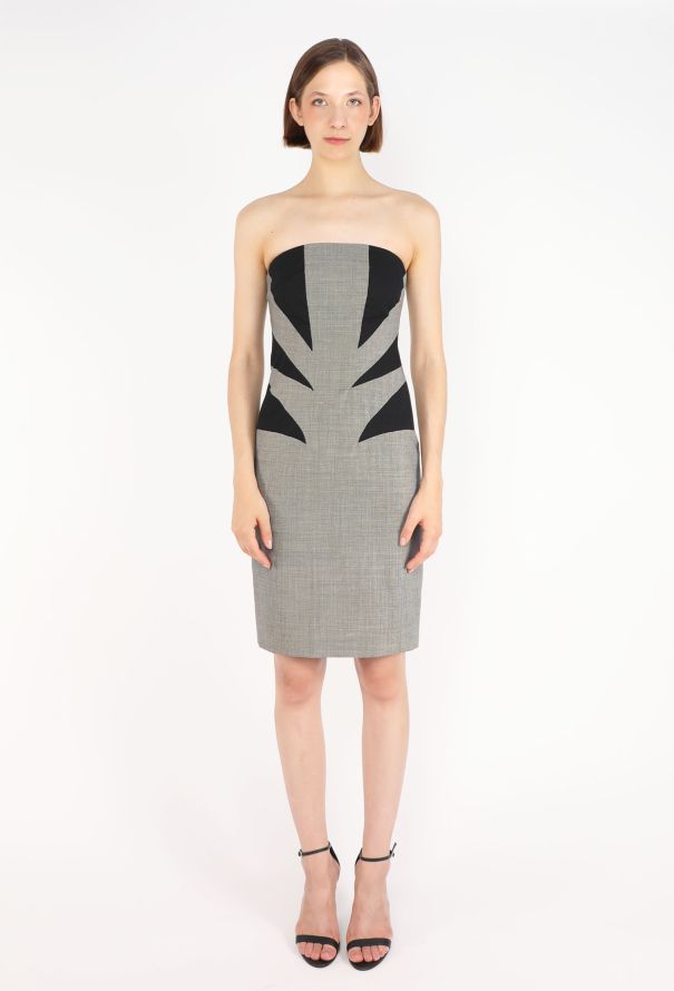 Alexander McQueen 'Untitled' Houndstooth Dress, S/S 1998 - 1