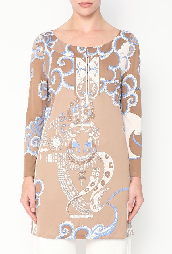 Emilio Pucci Geometric Printed Tunic - 1