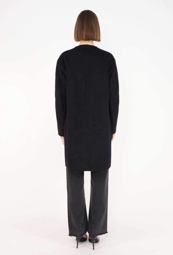 Céline Cocoon Wrap Coat - 5