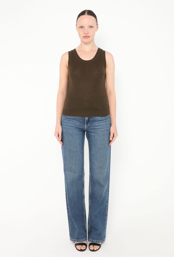 The Row 2021 Cervia Linen Tank Top - 2