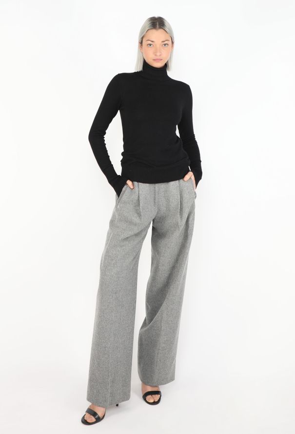 Céline Felted Pleated Trousers - 4