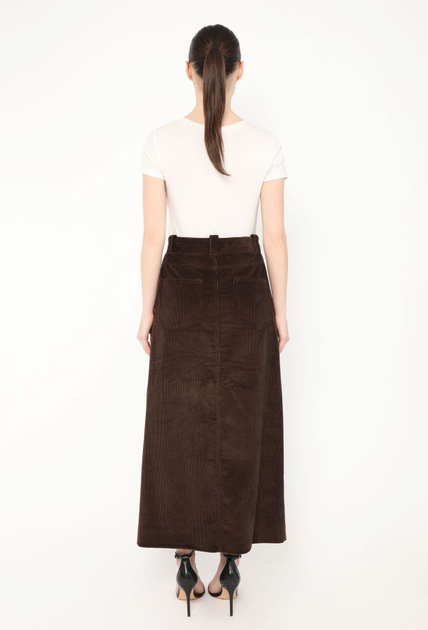 Khaite F/W 2022 Neer Corduroy Slit Skirt - 5 Khaite F/W 2022 Neer Corduroy Slit Skirt - 5