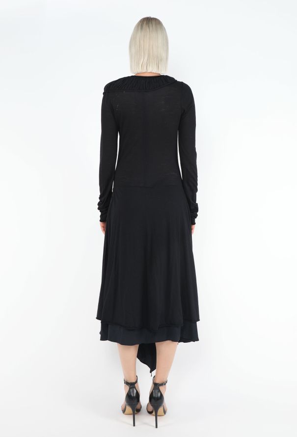 Balenciaga F/W 2000 Le Dix Ruched Buckle Dress - 6