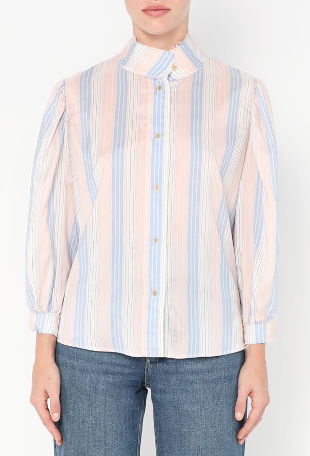 Loewe Raw-Edge Silk Blouse - 1