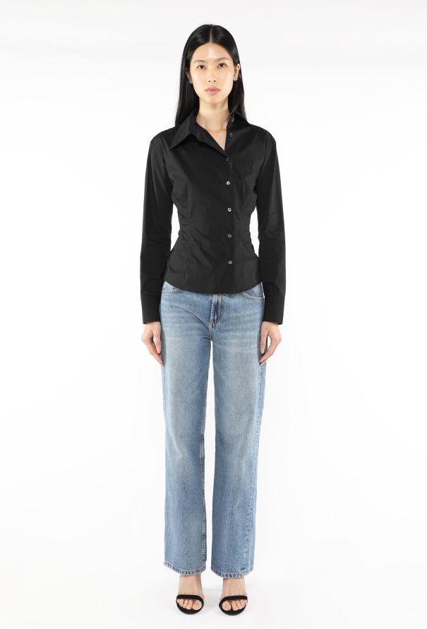 Gucci Tom Ford Asymmetrical Button Down Shirt - 2