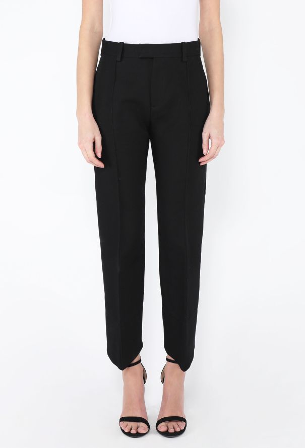 Bottega Veneta S/S 2023 Cotton Curved Hem Trousers - 4