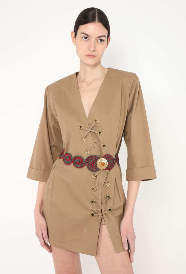 Saint Laurent S/S 1990 Asymmetrical Saharan Tunic - 1