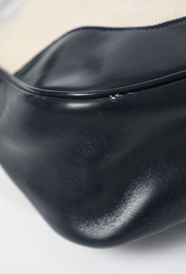 Hermès Vintage Box & Toile H Trim Bag - 9