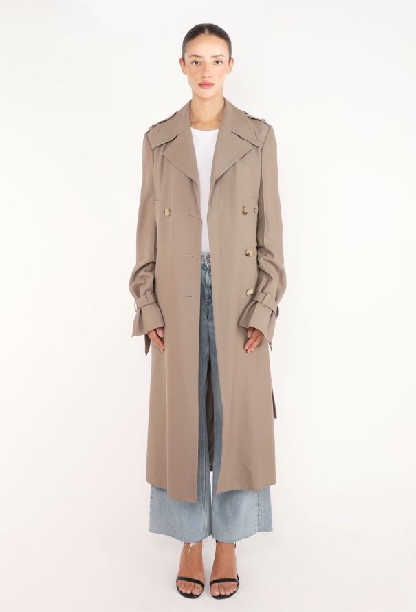 Céline Asymmetrical Belted-Back Trench, 2017 - 1