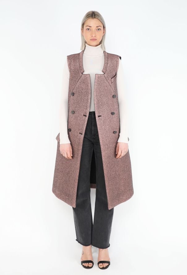 Prada CAMPAIGN F/W 2007 Sculpted Gilet Coat - 3